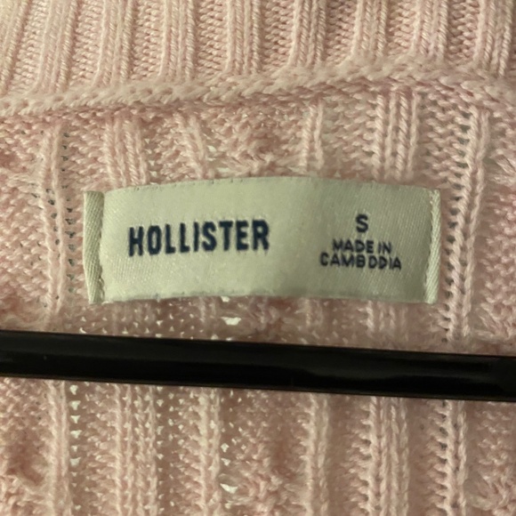 Hollister pink cable knit sweater Size S - Picture 3 of 3